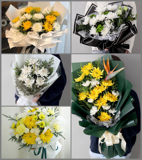湖北襄阳市谷城县石花镇翠花铺村白事花束代送