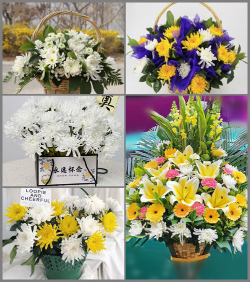 湖北襄阳市谷城县石花镇翠花铺村白事提篮配送